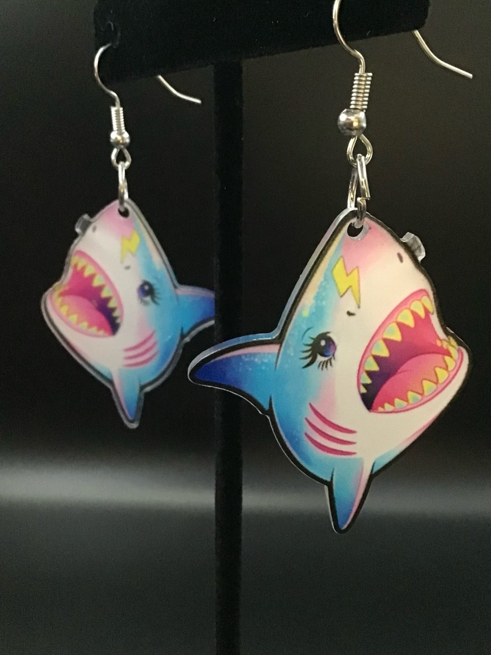 Retro Shark Earrings